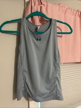 Under Armour Light Blue Athletic Tank Top